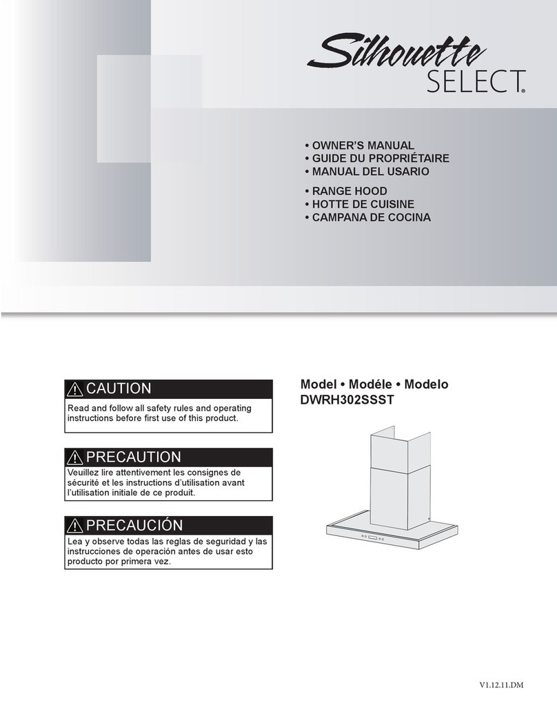 Silhouette Select DWRH302SSST owner's manual Silhouette Select DWRH302SSST owner's manual