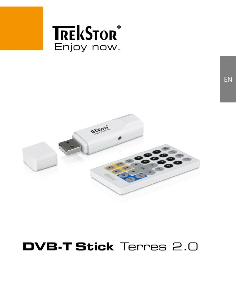 TrekStor DVB-T Stick Terres 2.0 user guide TrekStor DVB-T Stick Terres 2.0 user guide