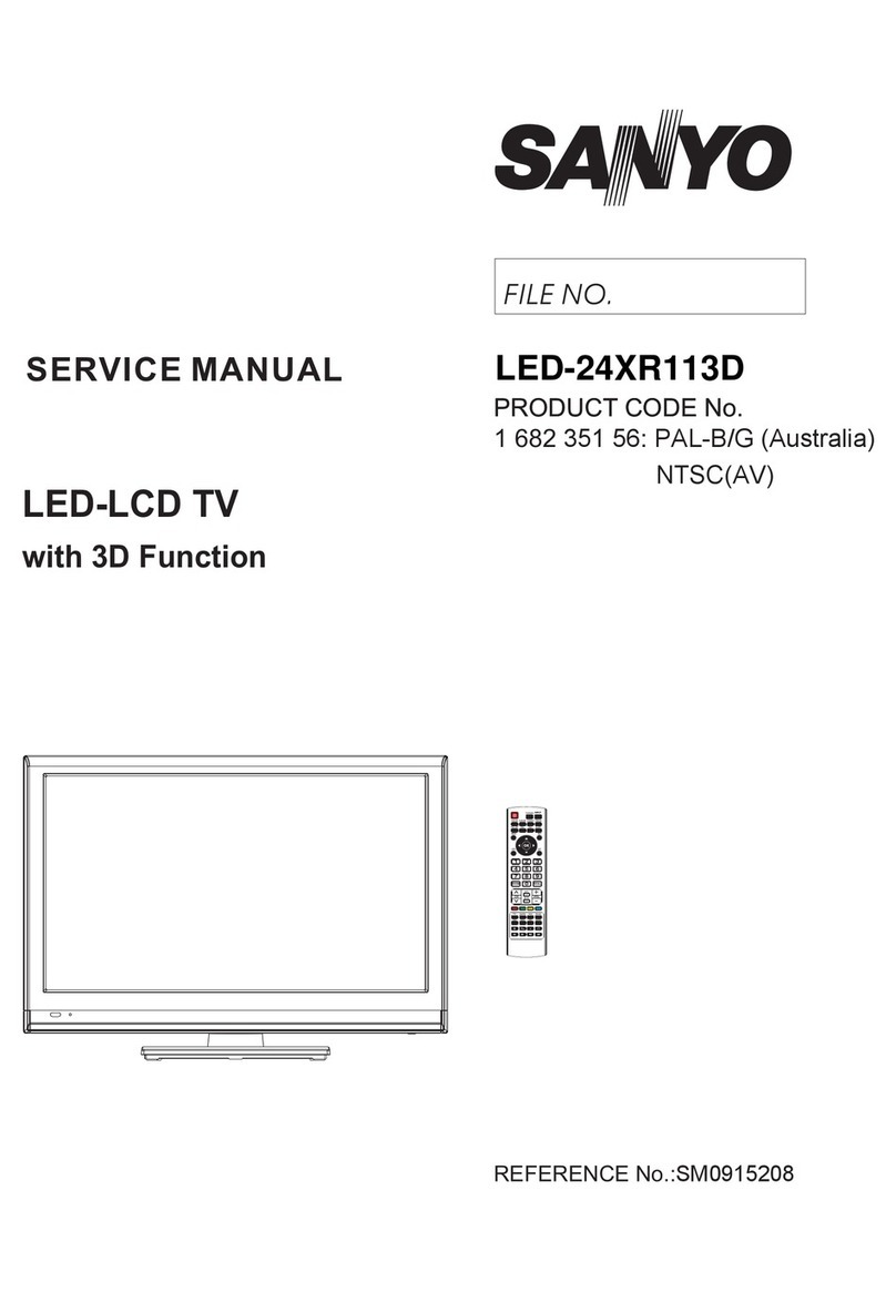 Sanyo LED-24XR113D User manual