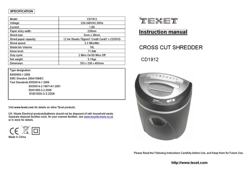 texet CD1912 User manual