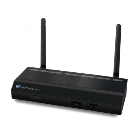 WePresent WiPG-1000 user guide