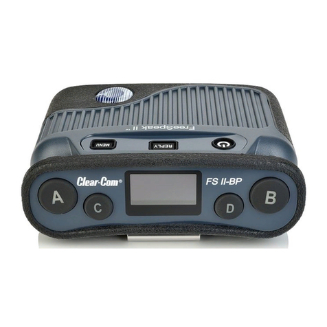 Clear-Com FreeSpeak II User manual