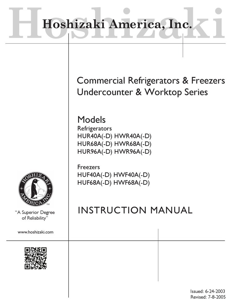 Hoshizaki HUR40A-D User manual