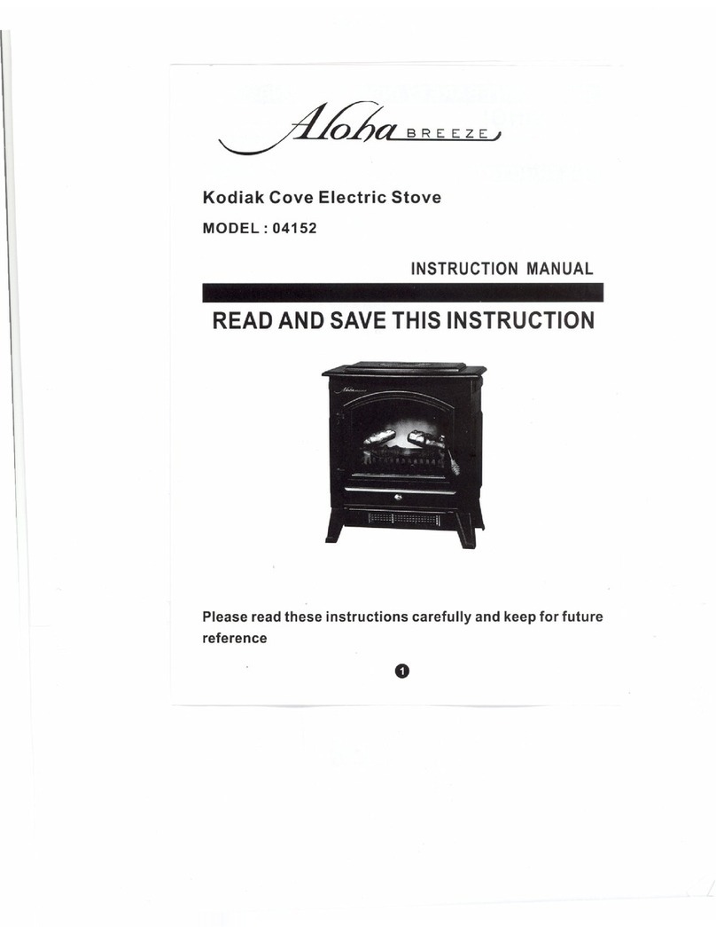 Aloha breeze Kodiak Cove 04152 instruction manual