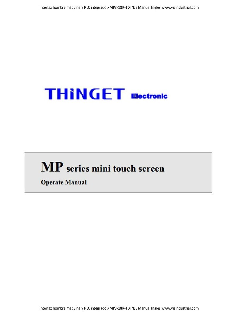 Thinget Electronics MP Series User manual