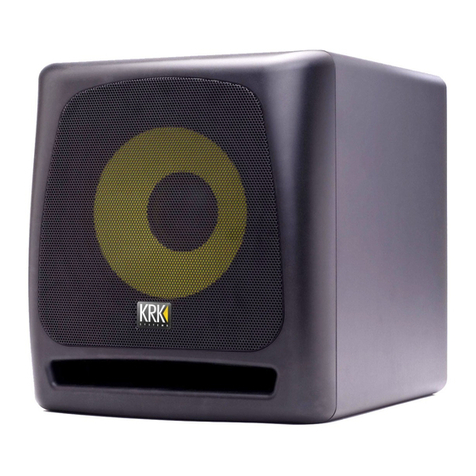 KRK KRK10s User manual