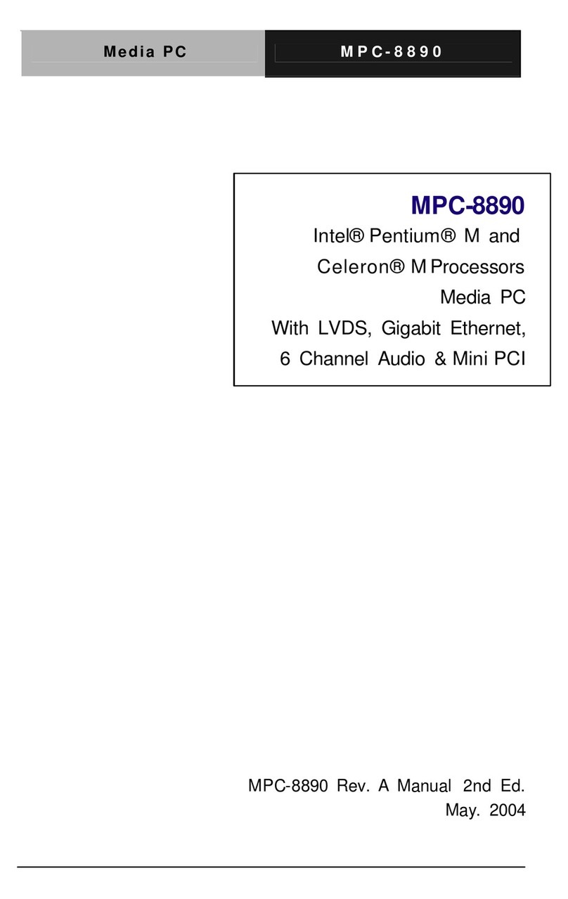 Aaeon MPC-8890 user manual