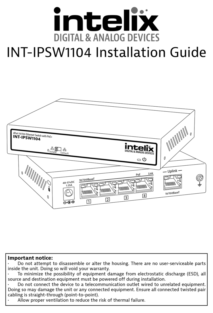 Intelix INT-IPSW1104 installation guide