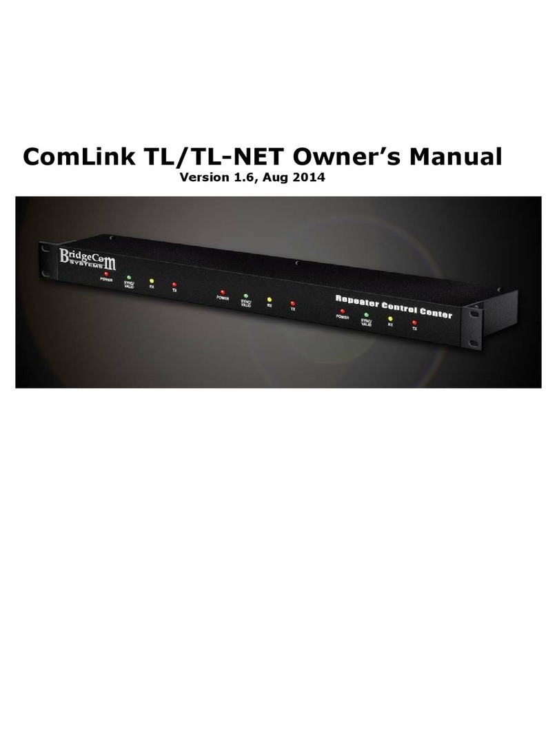 BridgeComSystems ComLink TL User manual