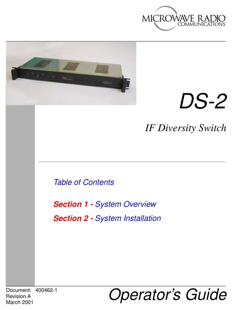 Microwave Radio DS-2 Operator's guide