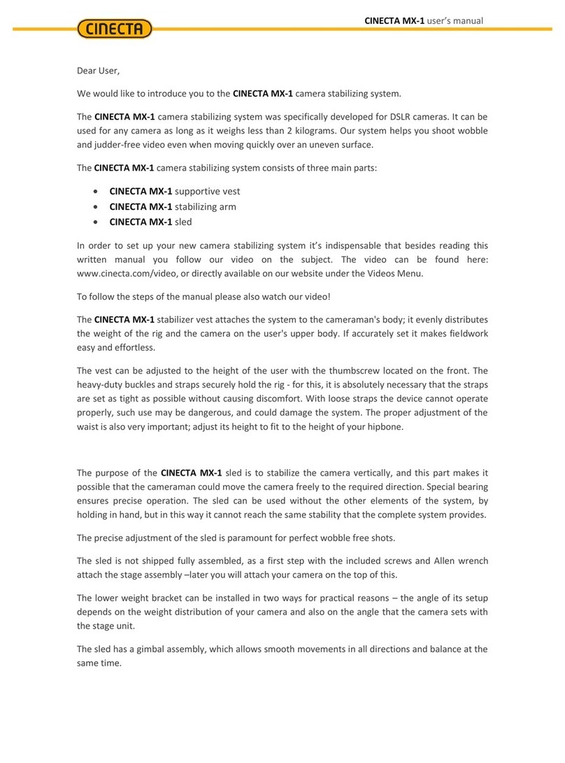 Cinecta MX-1 user manual