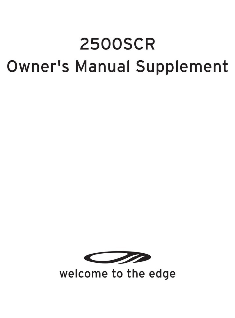 Maxum 2500SCR User manual