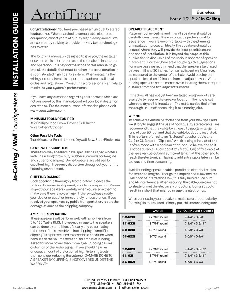 ArchiTech SC-620f installation guide