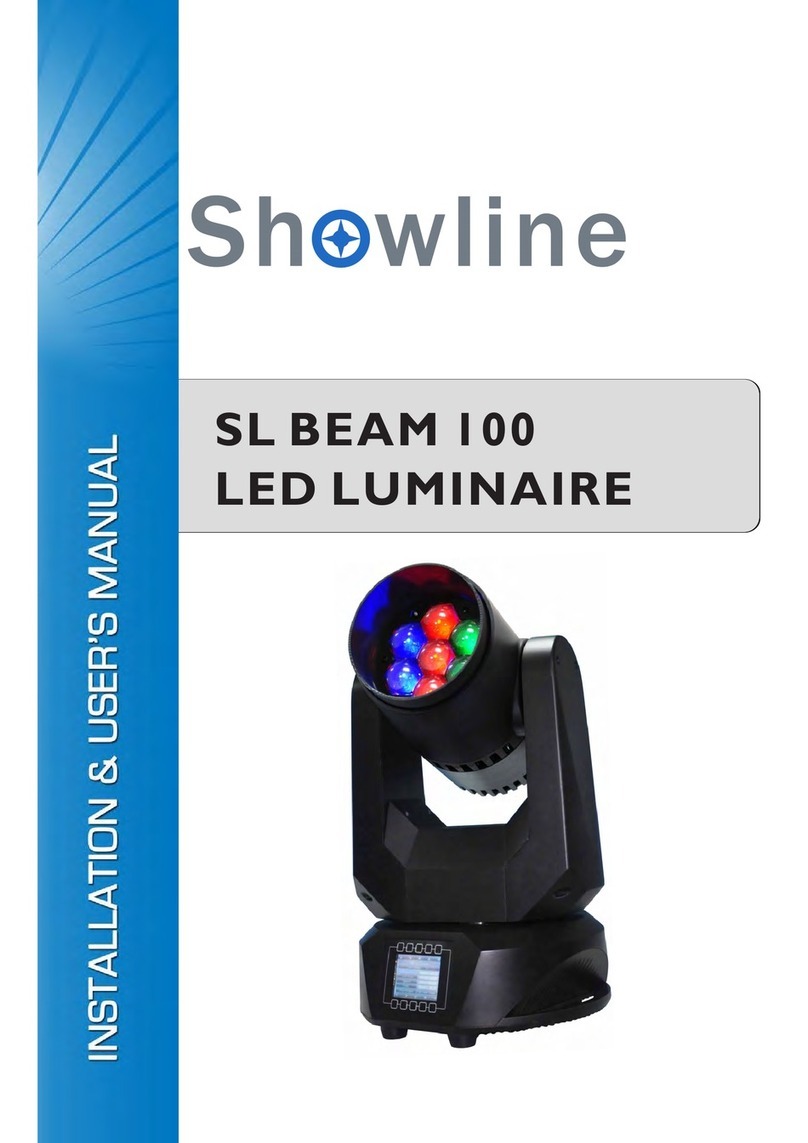 Showline SL BEAM 100 user manual