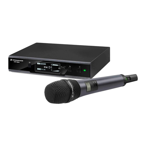 Sennheiser evolution D1 user manual