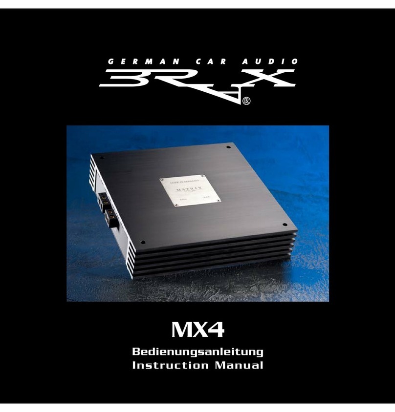 Audiotec Fischer BRAX MX4 instruction manual