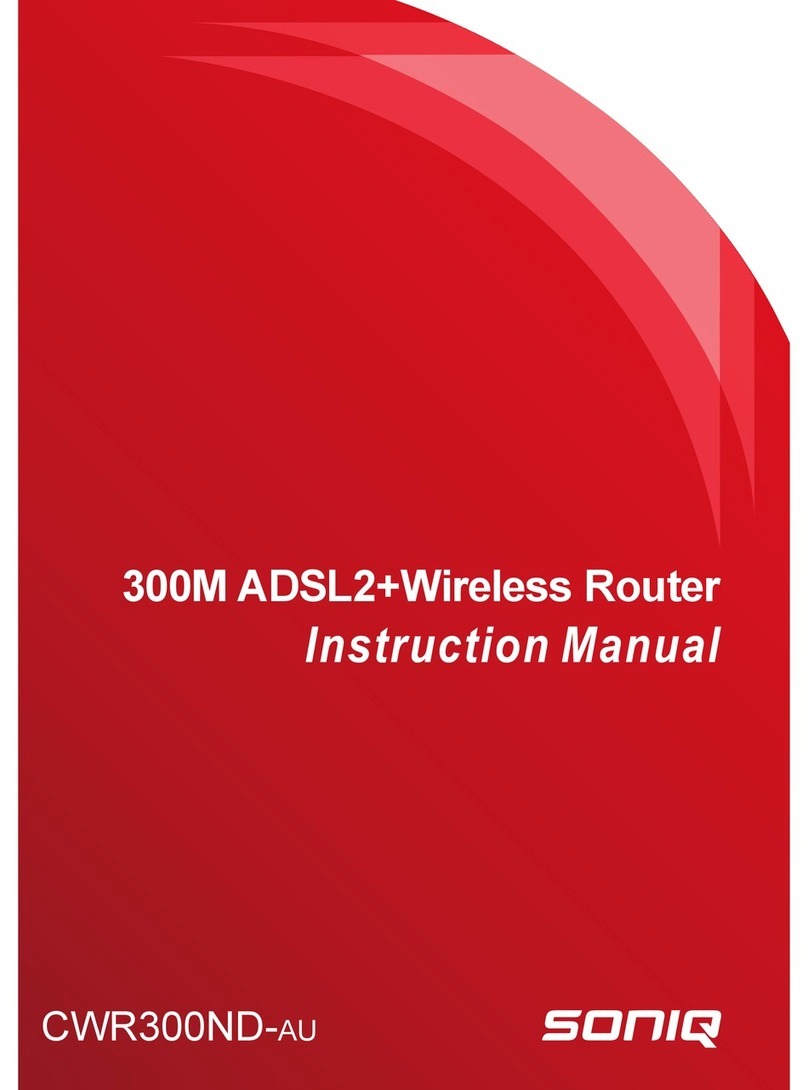 SONIQ CWR300ND-AU instruction manual