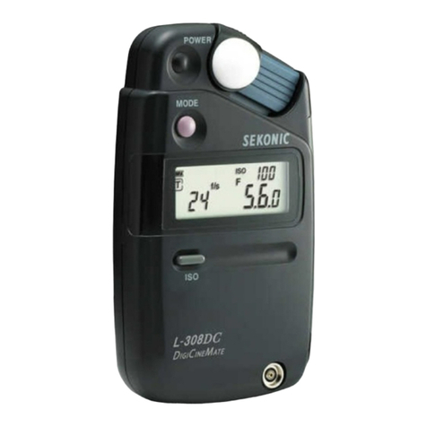 Sekonic DigiCineMate L-308DC operating manual