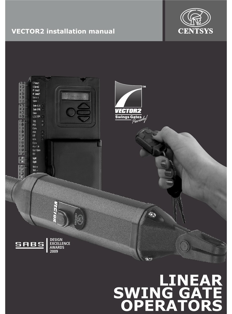Centsys Vector2 400 User manual