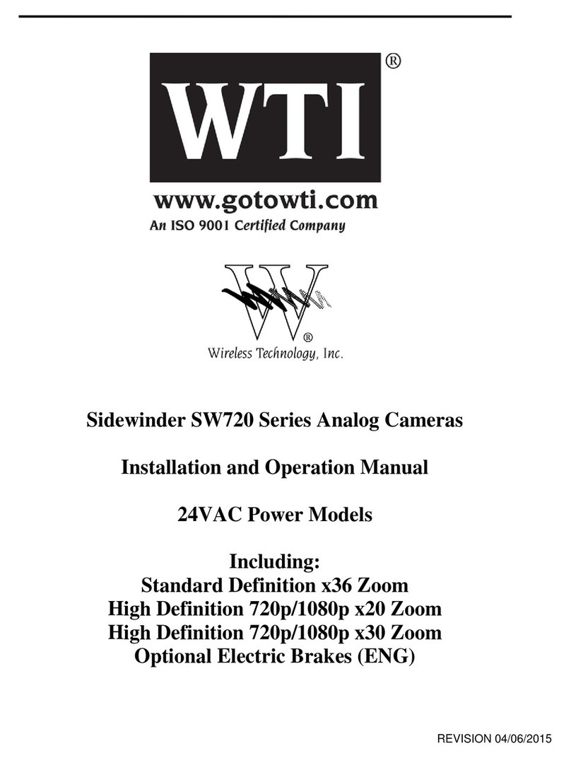 WTI SW720 Installation and operation manual