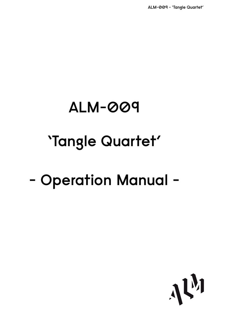 ALM ALM-009 Tangle Quartet User manual