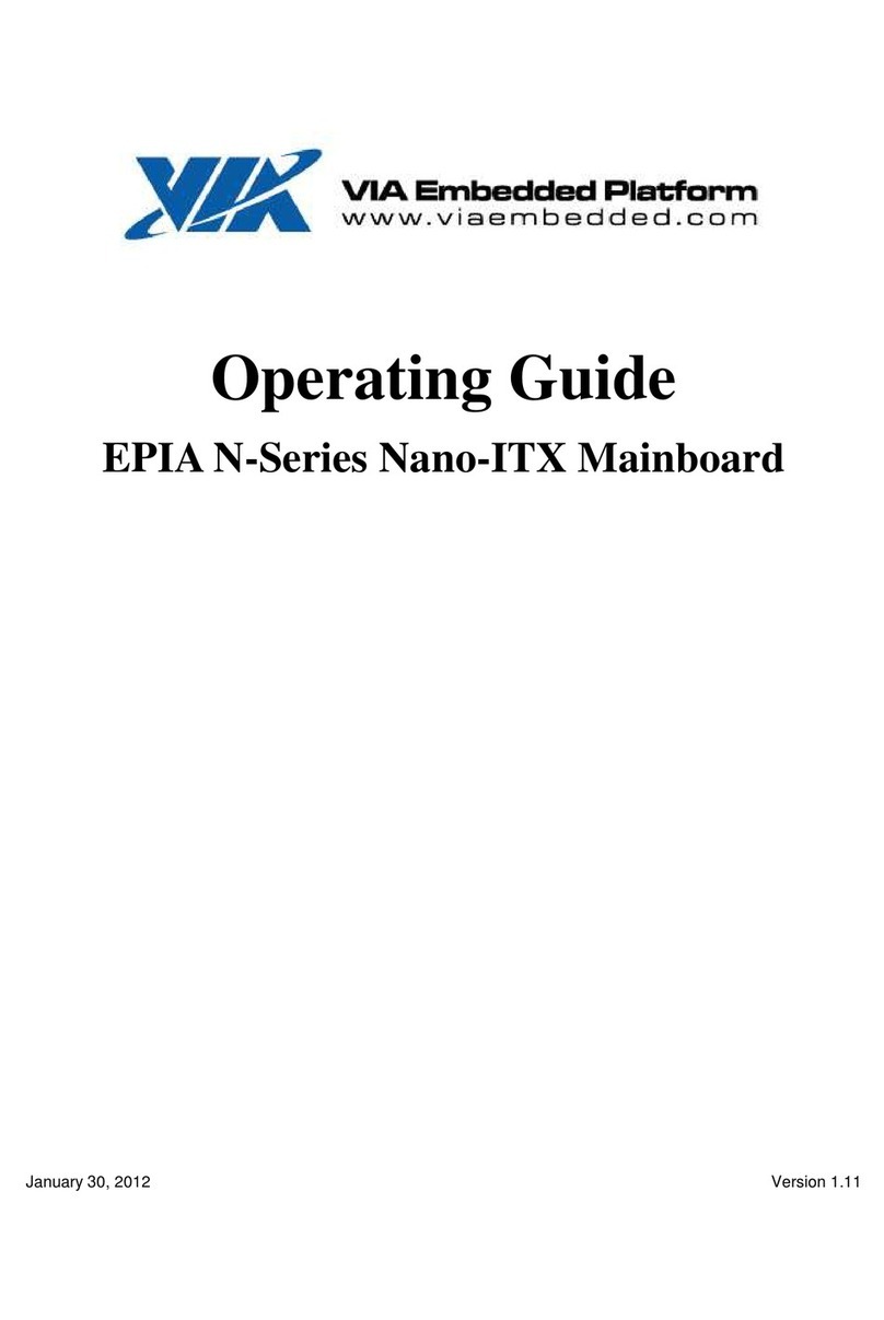VIA Mainboard EPIA N-Series operating guide