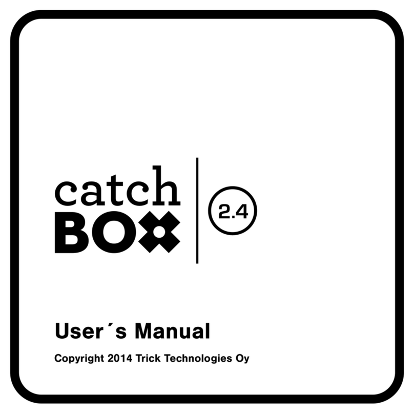 Trick Technologies Catchbox 2.4 User manual
