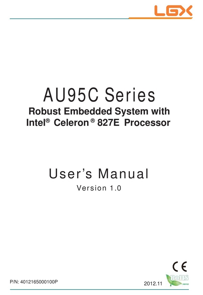 LGX AU95C Series User manual