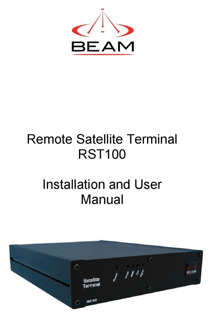 Beam RST100 Installation and user manual