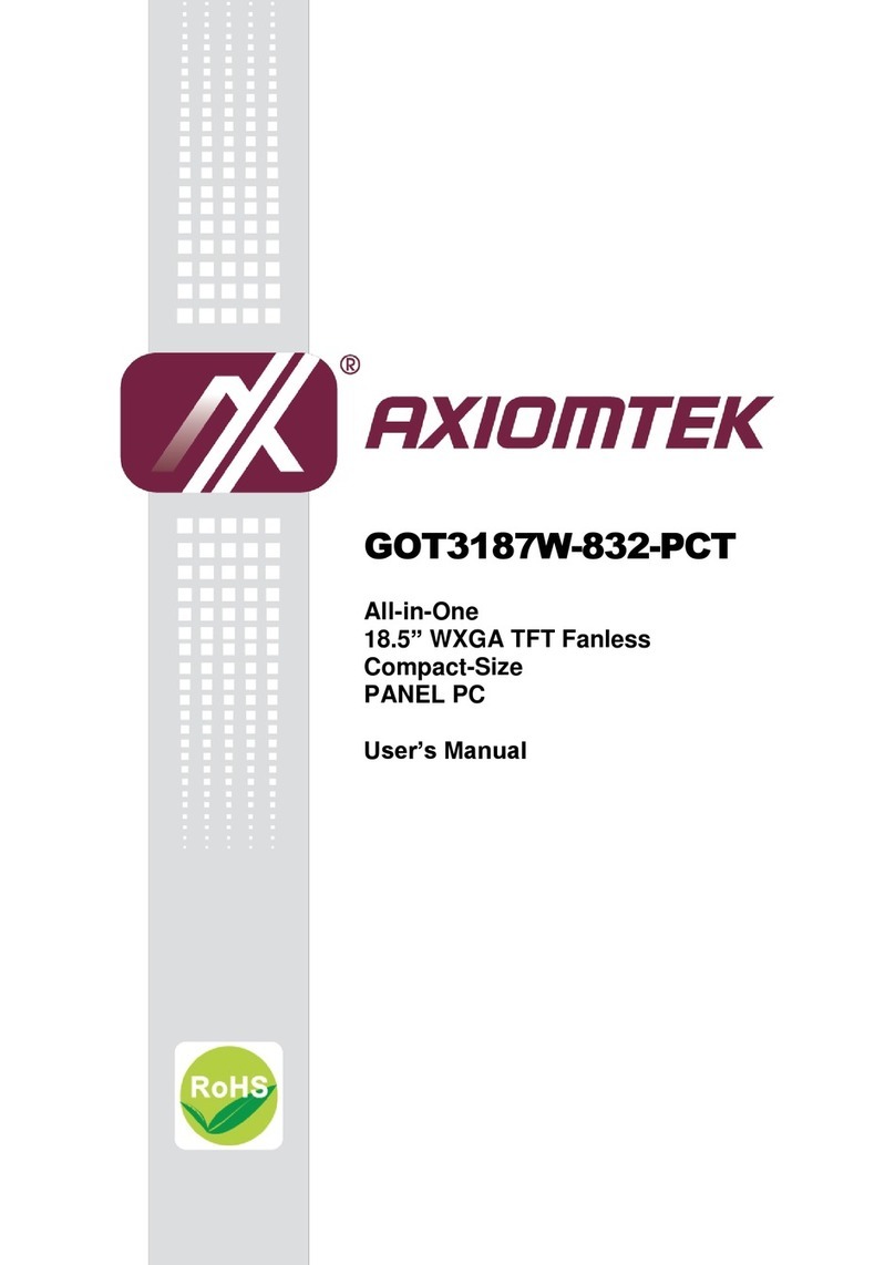AXIOMTEK GOT3187W-832-PCT user manual