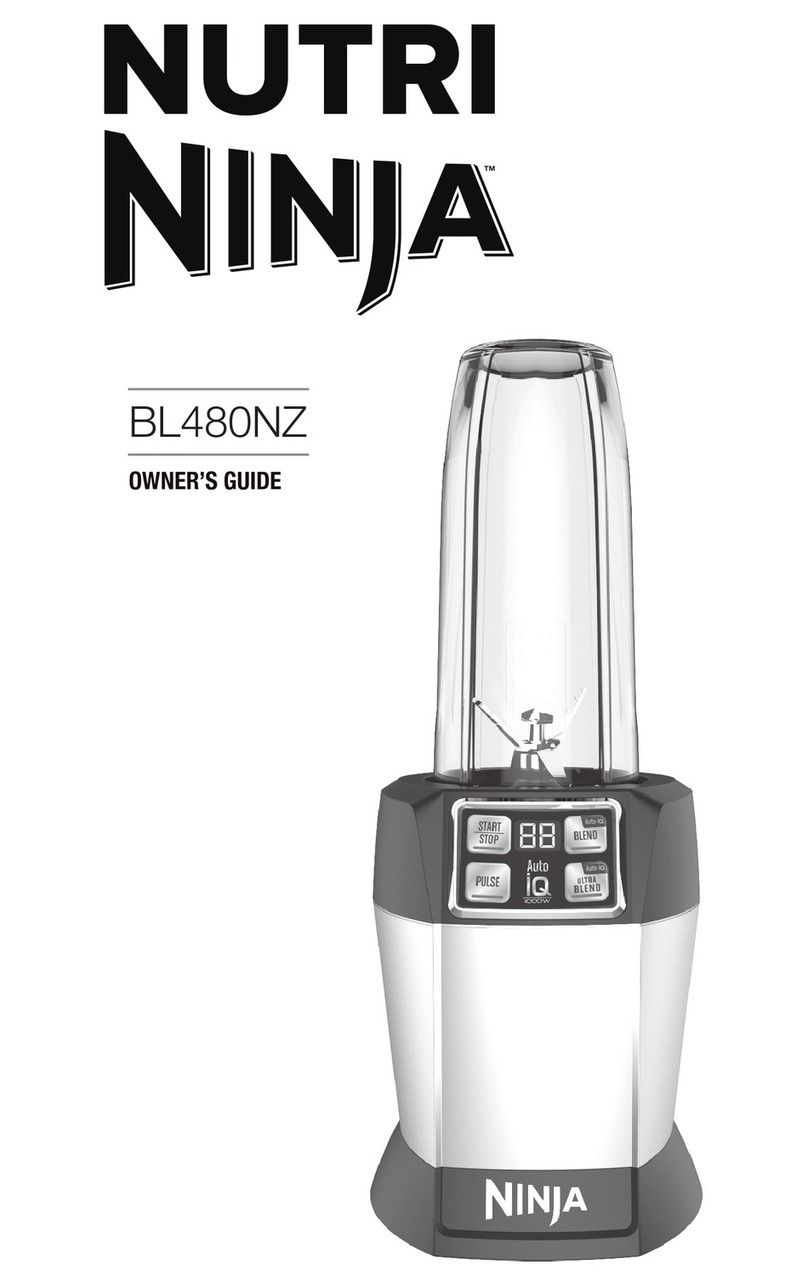 Ninja Nutri  BL480NZ owner's guide