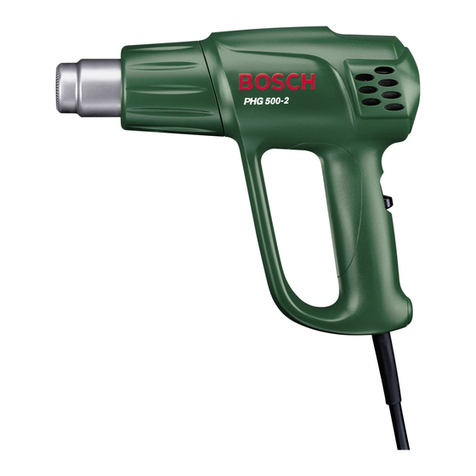 Bosch PHG 500-2 User manual