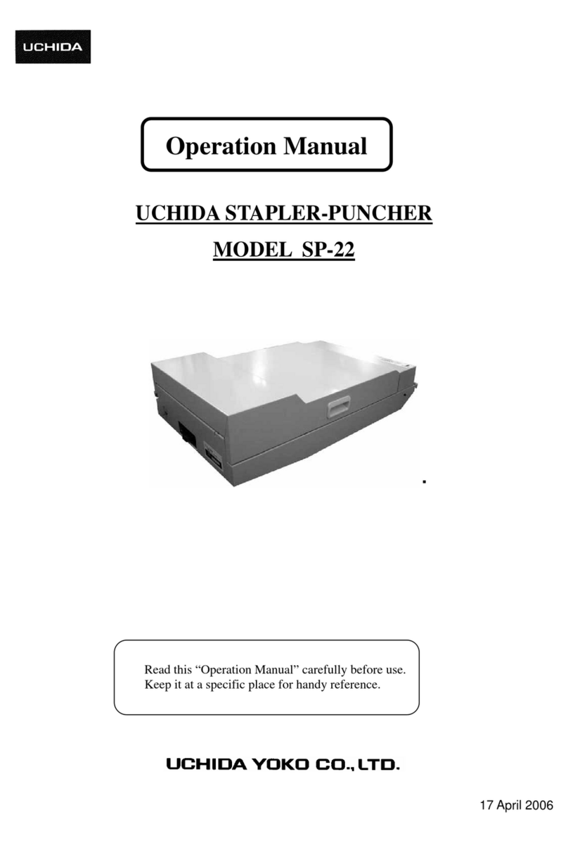 UCHIDA SP-22 Operation manual
