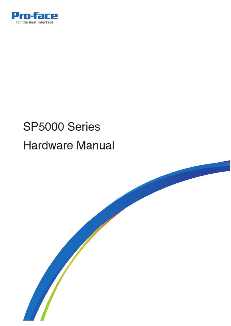 Pro-face SP5000 Series Hardware manual