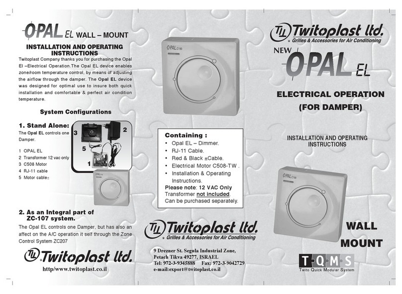 Twitoplast OPAL EL User manual