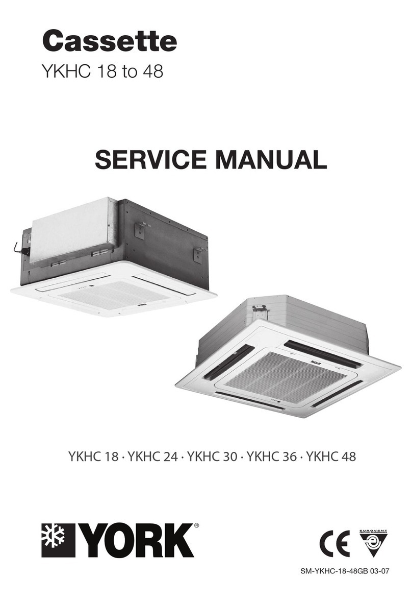 York YKHC 18 User manual