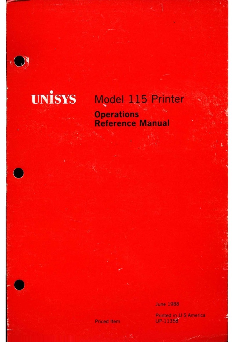 Unisys 115 Parts list manual