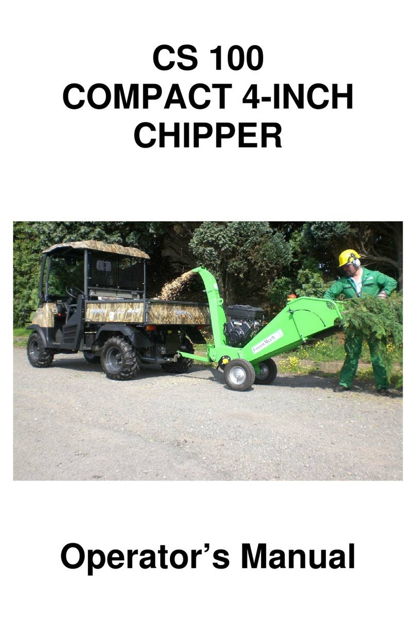 GreenMech CS 100 Operator's manual
