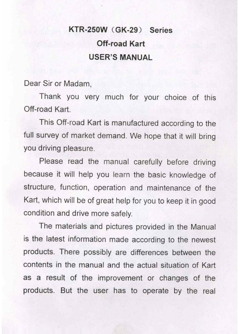 Roketa KTR-250W Series user manual