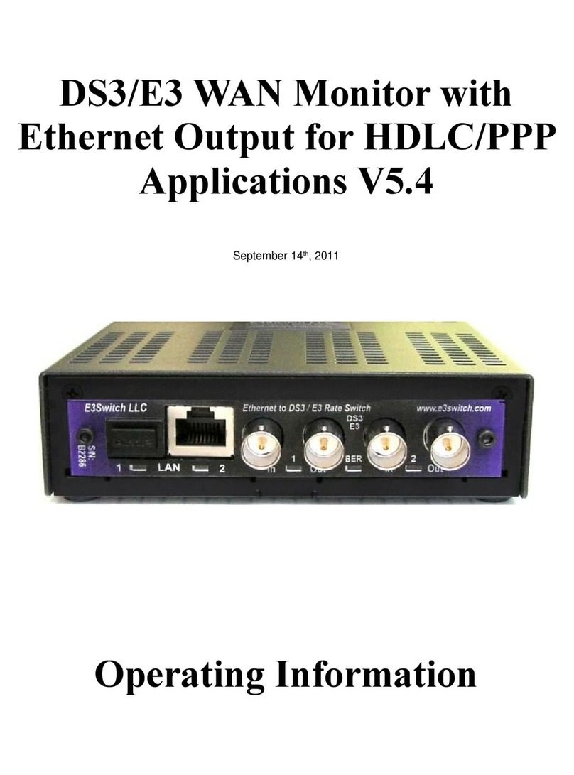 E3Switch WAN Monitor Operating information