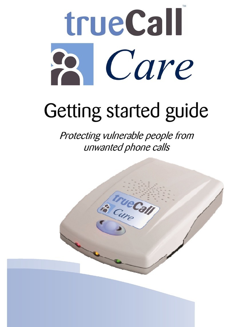trueCall Care Getting started guide