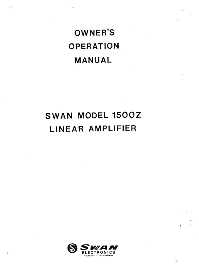 Swann 1500Z Owner's operation manual