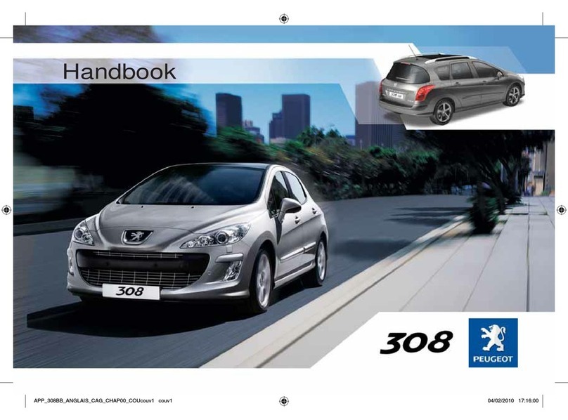 PEUGEOT 308 User manual