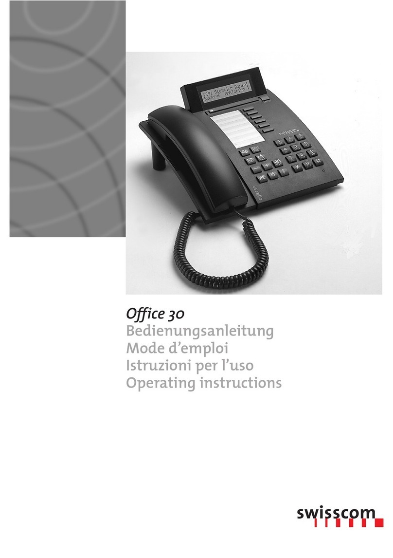 Swisscom Office 30 operating instructions