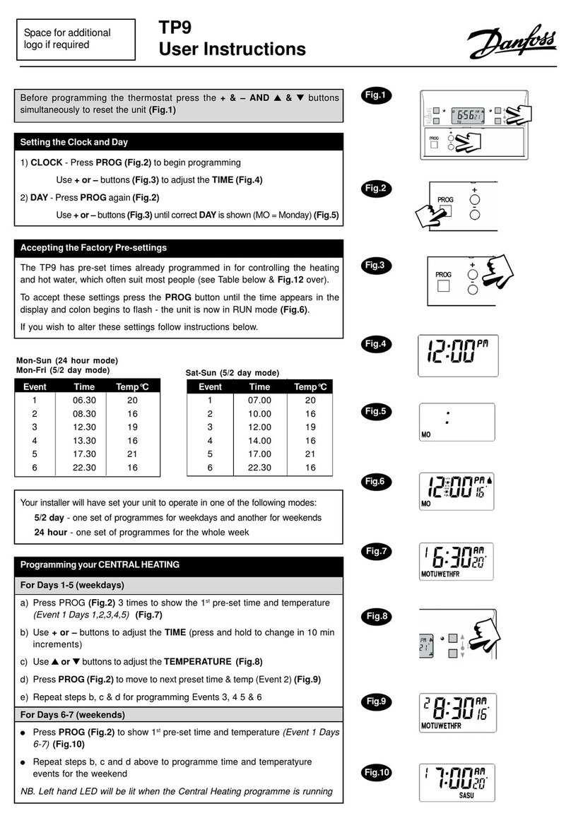 Danfoss TP9 User manual
