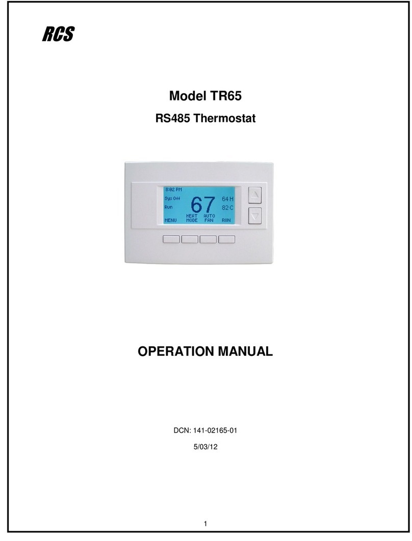 RCS TR65 User manual
