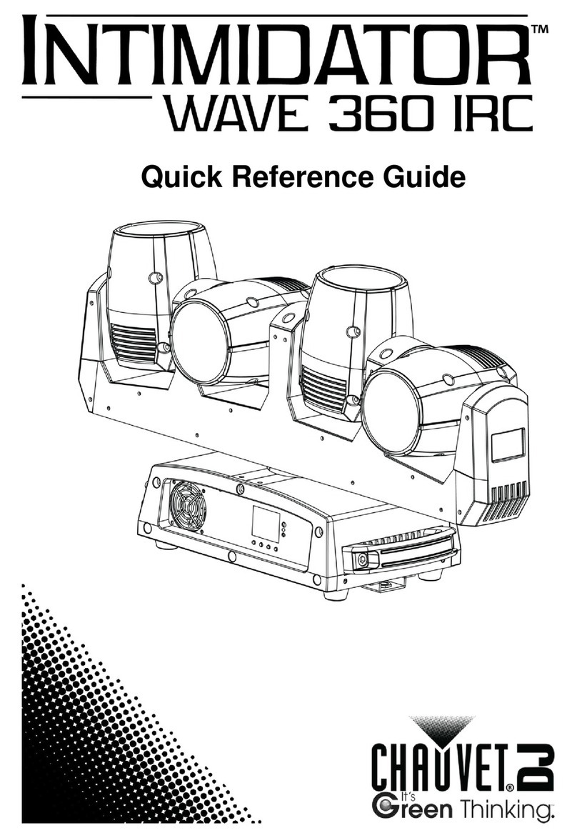 Chauvet Intimidator Wave 360 IRC User manual Chauvet Intimidator Wave 360 IRC User manual