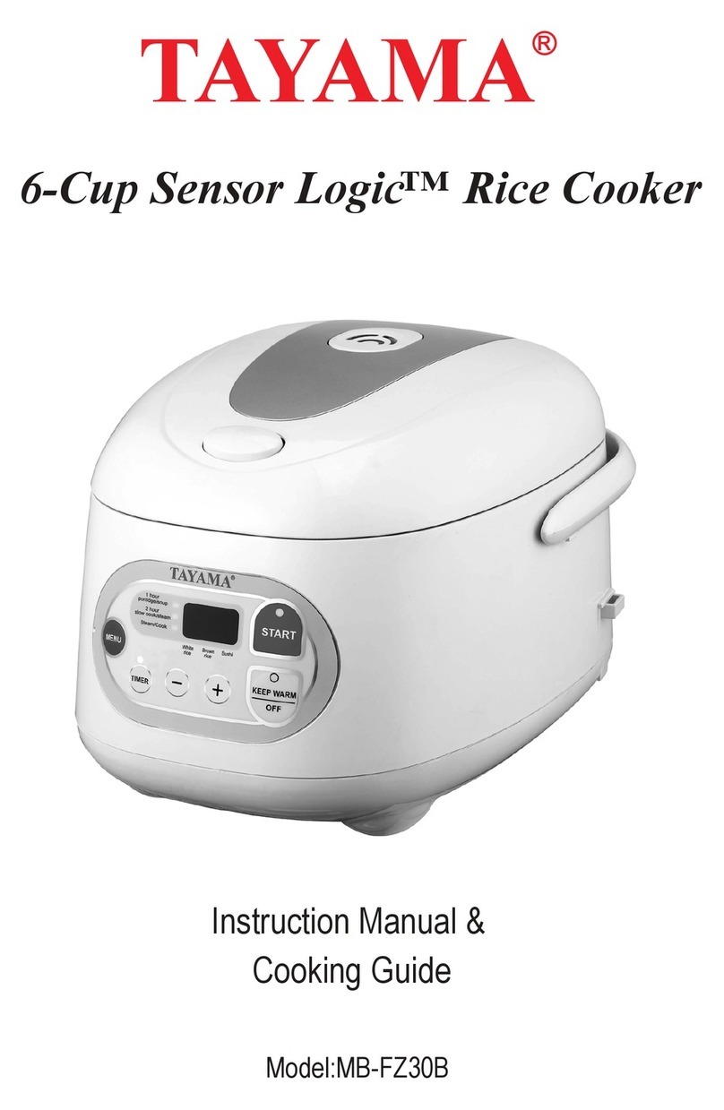 Tayama MB-FZ30B Use and care manual
