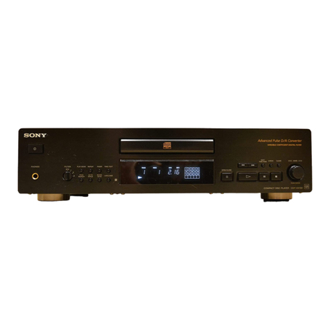 Sony CDP-XB720 User manual