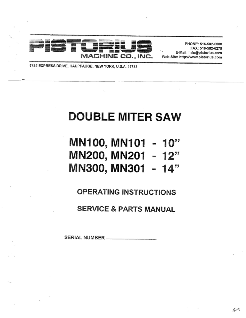 pistorius MN100 operating instructions